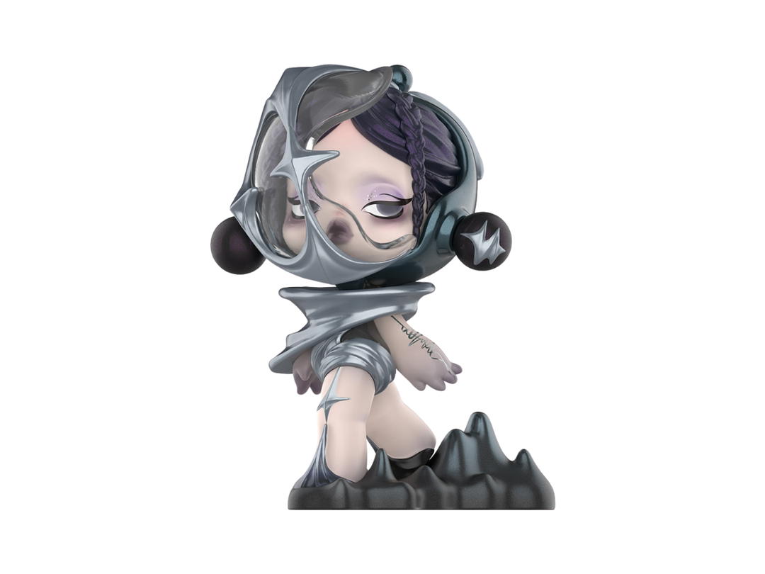Pop Mart (เช็คการ์ด) Pop Mart SKULLPANDA The Vigilance (The Sound Series Figures)
