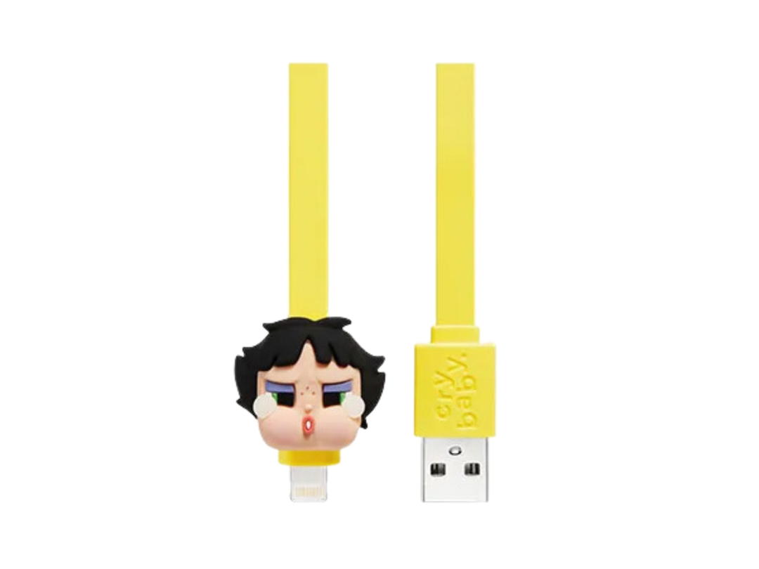 Pop Mart (เช็คการ์ด) Pop Mart Sleepy Buttercup CRYBABY × Powerpuff Girls Series-Cable Blind Box