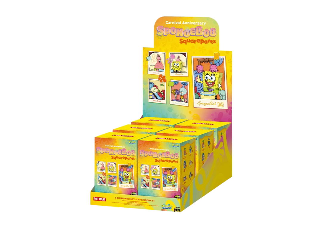 Pop Mart Pop Mart SpongeBob SquarePants Carnival Anniversary Series Scene Sets Whole Set