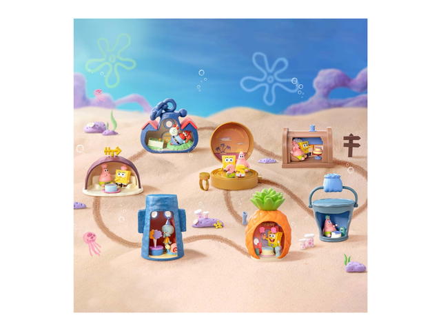 Pop Mart Pop Mart SpongeBob SquarePants Carnival Anniversary Series Scene Sets Whole Set - view 2