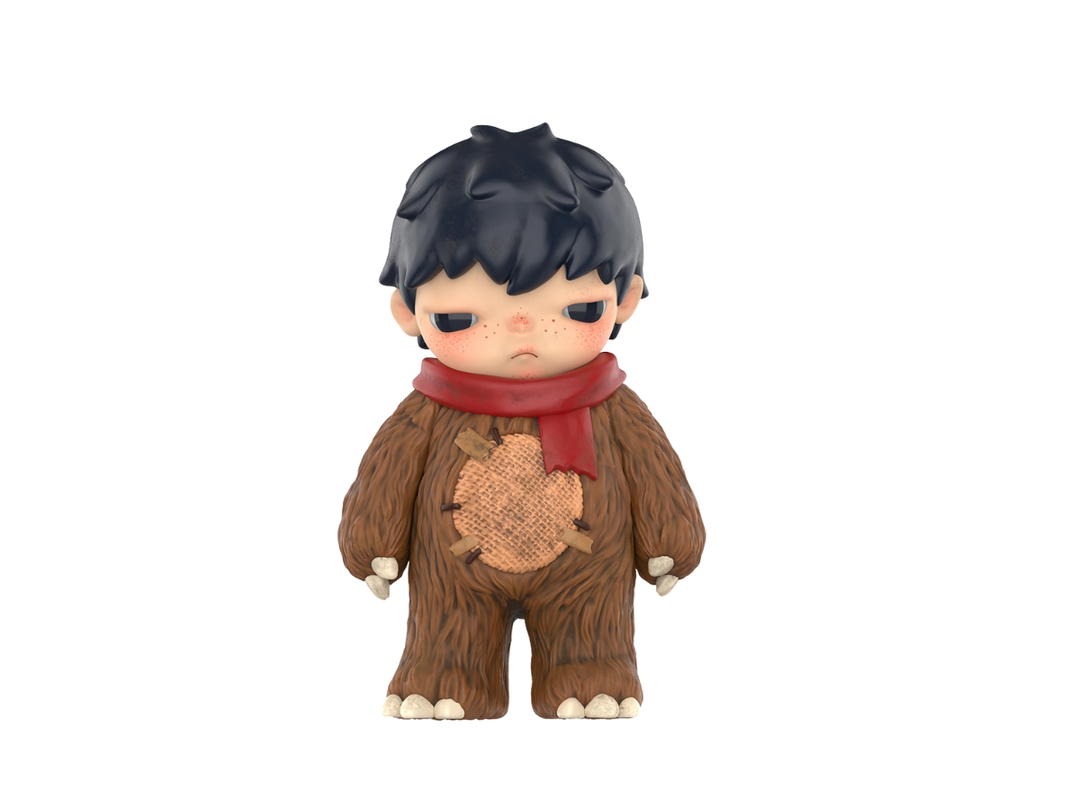 Pop Mart (เช็คการ์ด) Pop Mart Stuffed Bear Secret Edition (Hirono Shelter Series Figures)