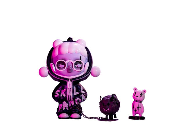 Pop Mart (เช็คการ์ด) Pop Mart Stylist (SKULLPANDA Hypepanda Series Blind Box) Secret Edition - view 1