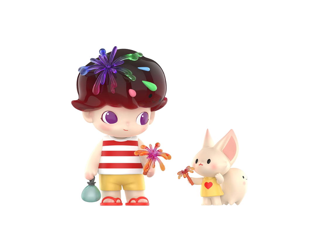Pop Mart (เช็คการ์ด) Pop Mart Summer Fireworks (DIMOO Dating Series)