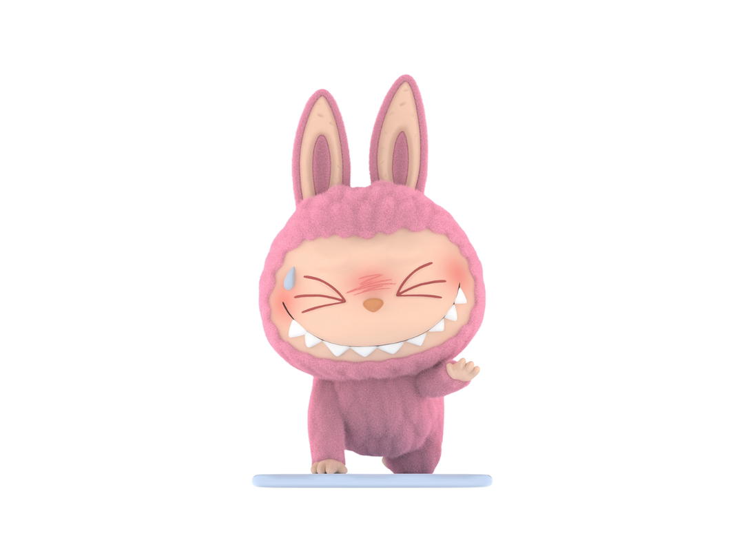 Pop Mart (เช็คการ์ด) Pop Mart Sweating (The Monsters Lazy Yoga Series Figures)