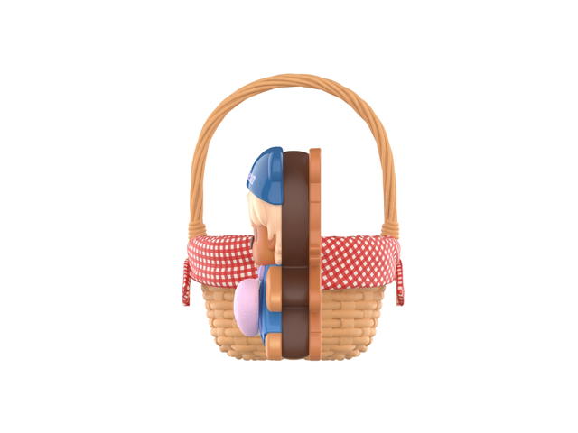 Pop Mart (เช็คการ์ด) Pop Mart Sweet Bean Cookie Basket Figurine - view 4