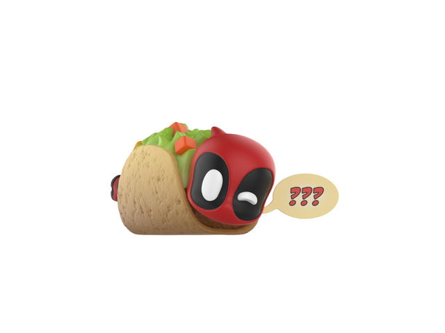 Pop Mart (เช็คการ์ด) Pop Mart Taco Deadpool (Marvel Deadpool Series Figures) - view 1