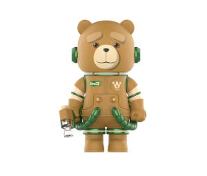 Buy (เช็คการ์ด) Pop Mart Ted 2 (Mega Space Molly 100% Series 3) at Sasom – Authentic and Ready to Ship