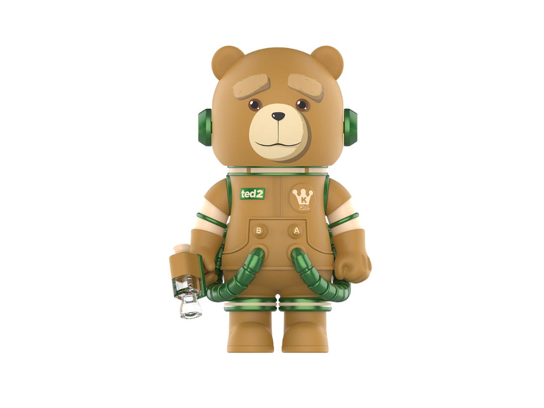 Pop Mart (เช็คการ์ด) Pop Mart Ted 2 (Mega Space Molly 100% Series 3)