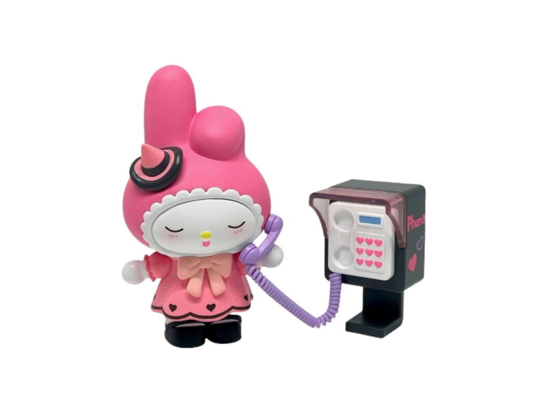 Pop Mart (เช็คการ์ด) Pop Mart Telephone Booth My Melody (Sanrio characters Sweet Best Series)