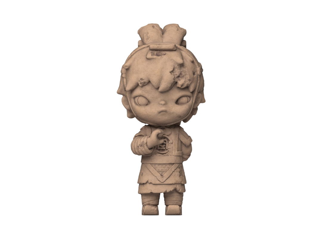 Pop Mart (เช็คการ์ด) Pop Mart Terracotta Army (Hirono × CLOT Series Figures)