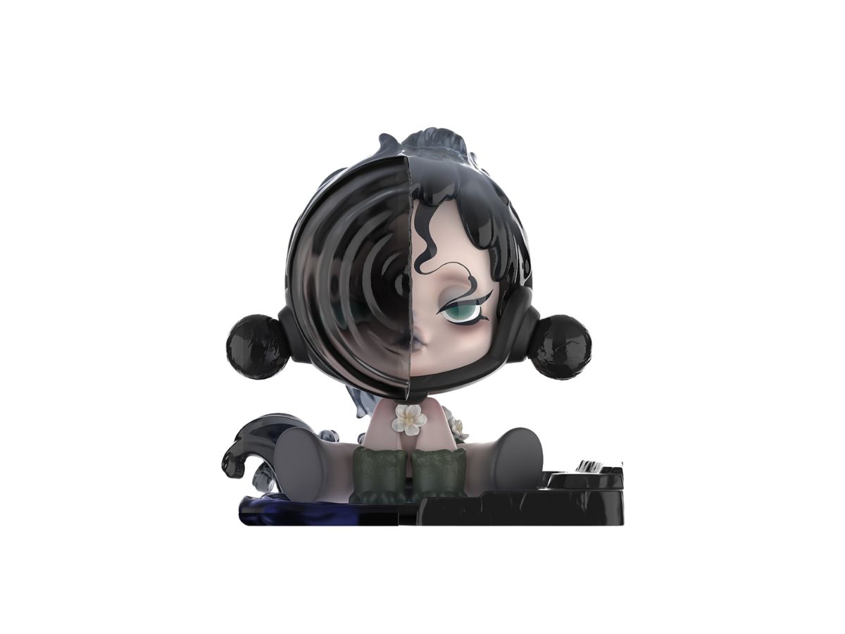 Pop Mart (เช็คการ์ด) Pop Mart The Courtyard (SKULLPANDA The Ink Plum Blossom Series)