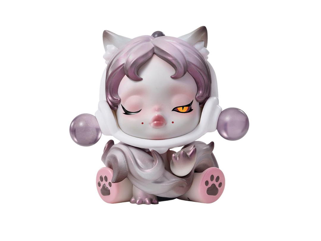 Pop Mart (เช็คการ์ด) Pop Mart The Fox (Skullpanda The Mare Of Animals Series)