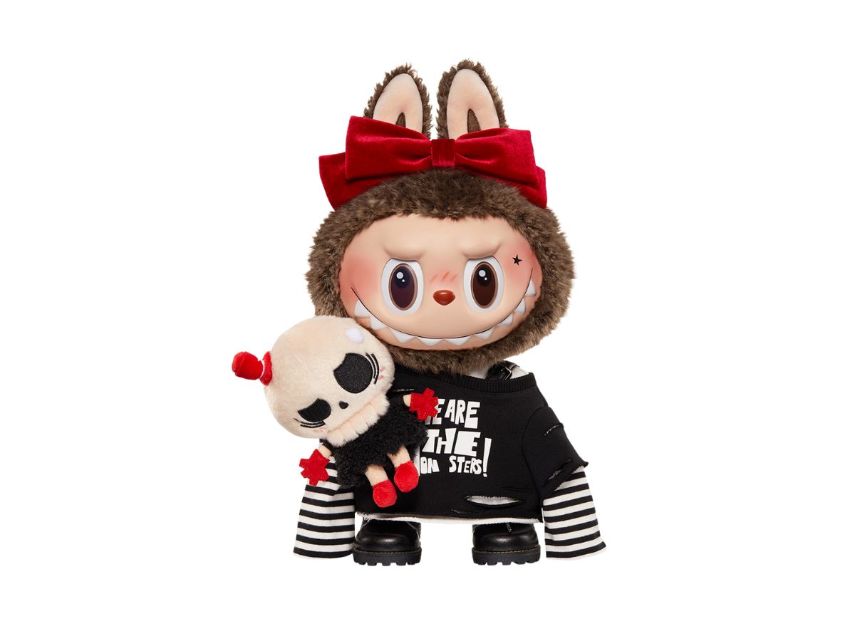 Pop Mart (เช็คการ์ด) Pop Mart Labubu THE MONSTERS Catch Me If You Like Me Series-Vinyl Doll Gift Box (Regular Version)