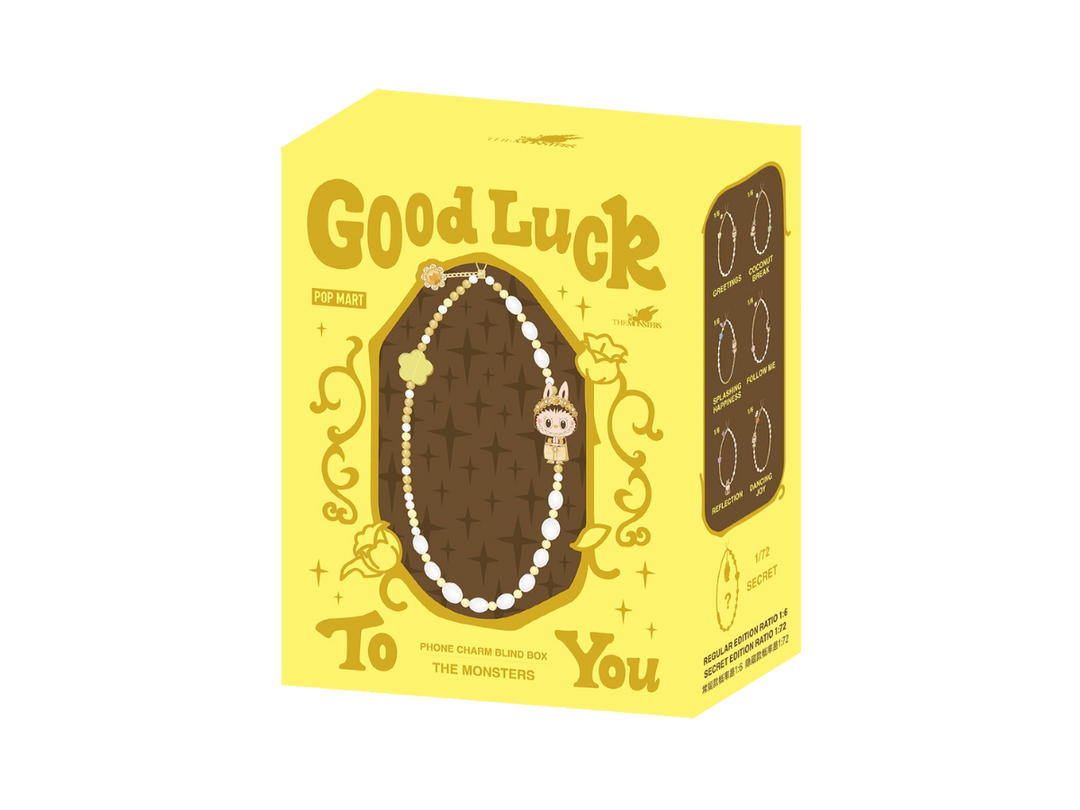 Pop Mart Pop Mart THE MONSTERS GOOD LUCK TO YOU Phone Charm Blind Box Single Box