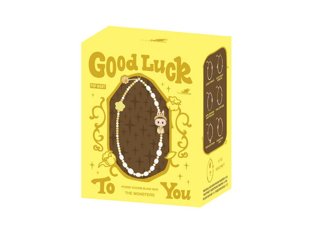 Pop Mart Pop Mart THE MONSTERS GOOD LUCK TO YOU Phone Charm Blind Box Single Box - view 1