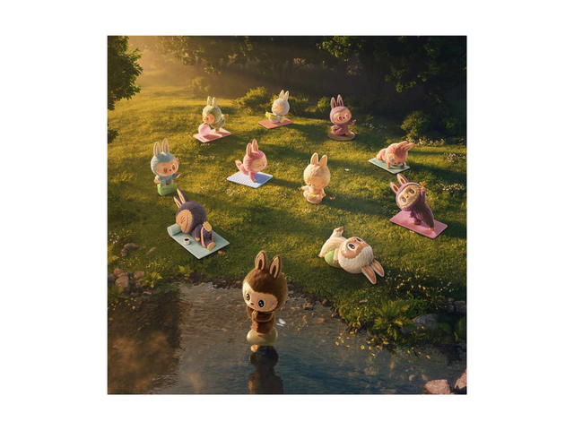 Pop Mart Pop Mart The Monsters Lazy Yoga Series Figures Single Box - view 2