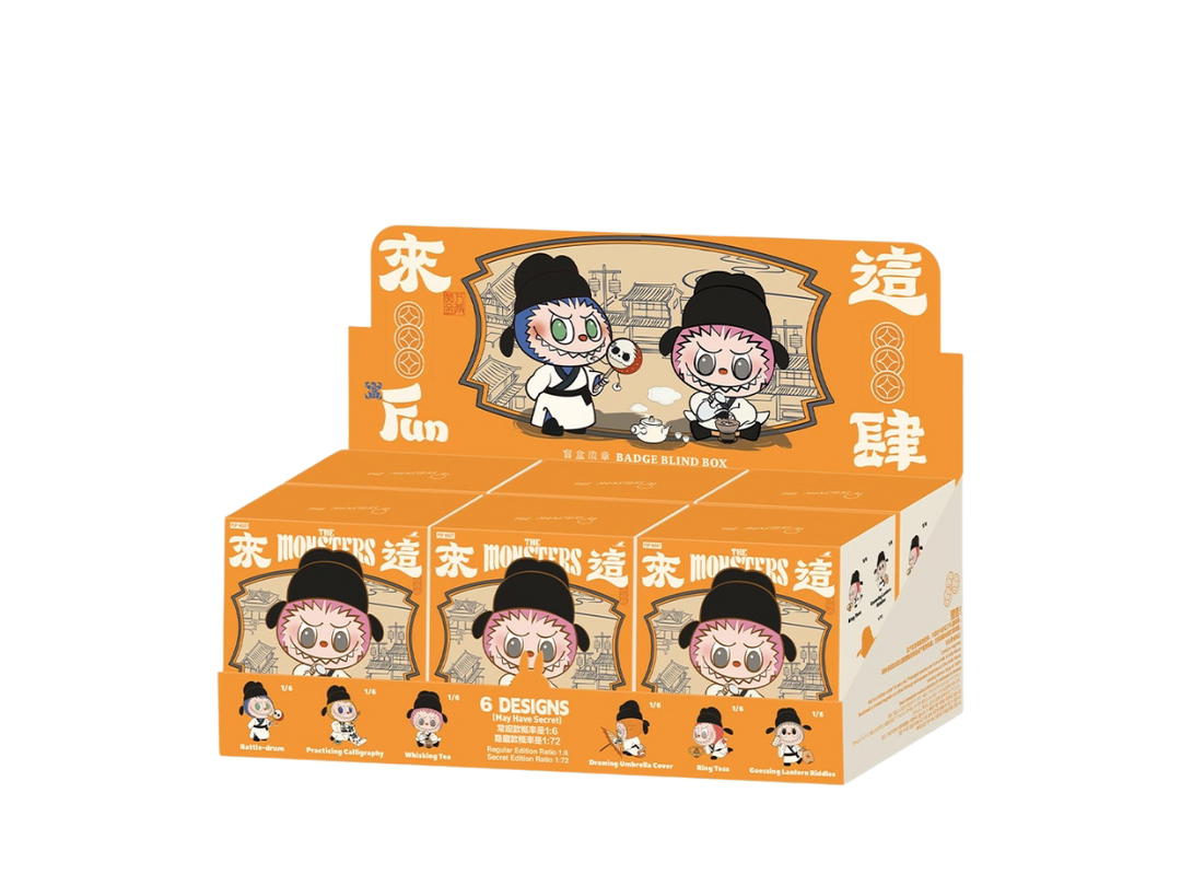 Pop Mart Pop Mart THE MONSTERS Let's Have Fun Together Series-Badge Blind Box Whole Set