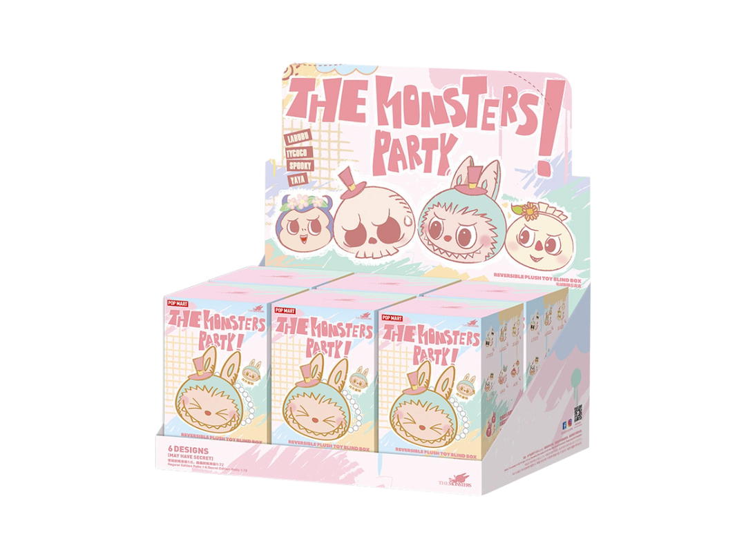 Pop Mart Pop Mart The Monsters Party Series-Reversible Plush Whole Set