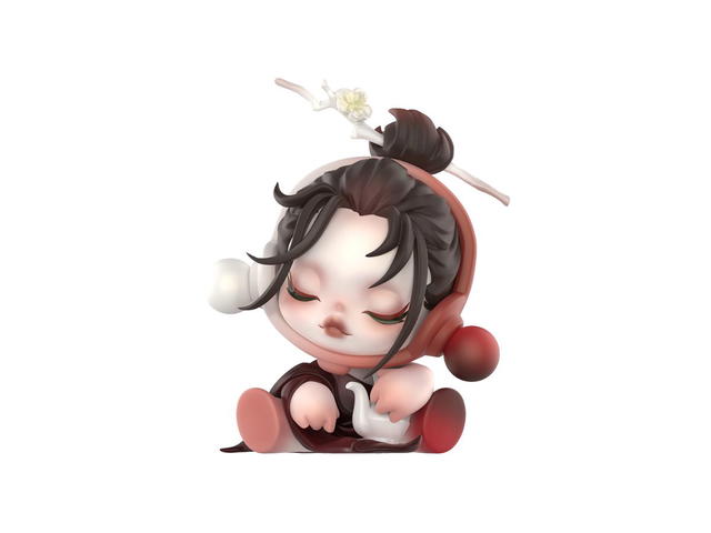 Pop Mart (เช็คการ์ด) Pop Mart The Scene (SKULLPANDA The Ink Plum Blossom Series) - view 1