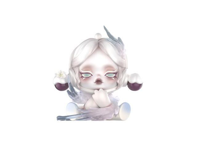 Pop Mart (เช็คการ์ด) Pop Mart The Snow (SKULLPANDA The Ink Plum Blossom Series) - view 1