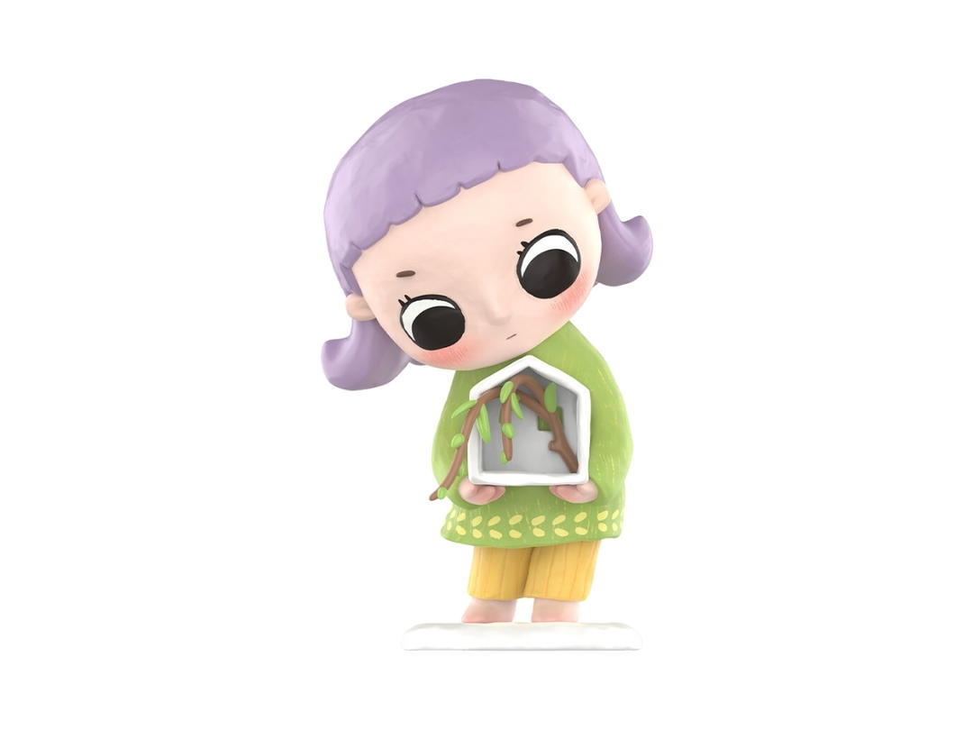 Pop Mart (เช็คการ์ด) Pop Mart Thinking (Nyota Growing up by Your Way Series Figures)