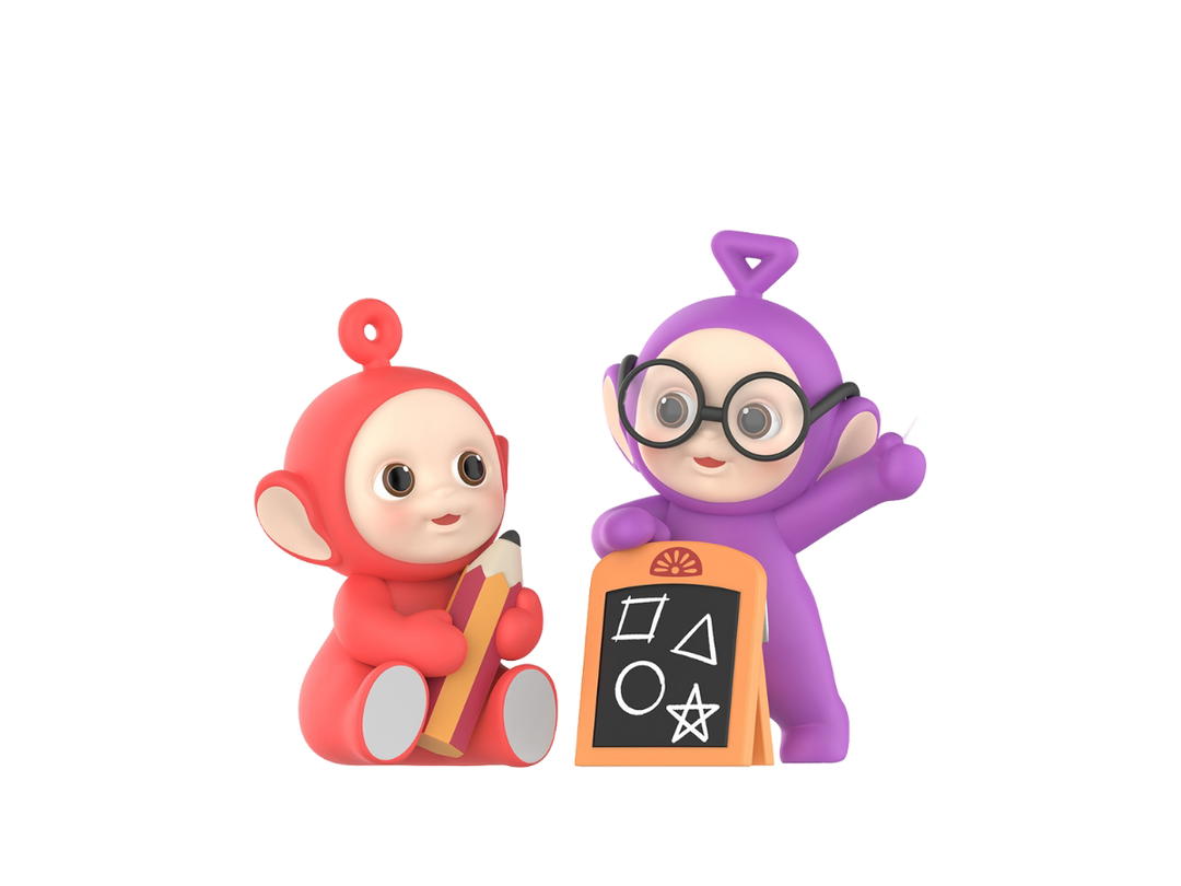 Pop Mart Pop Mart Tinky Winky & Po Joyful Learning Together (Teletubbies Companion Series Figures)