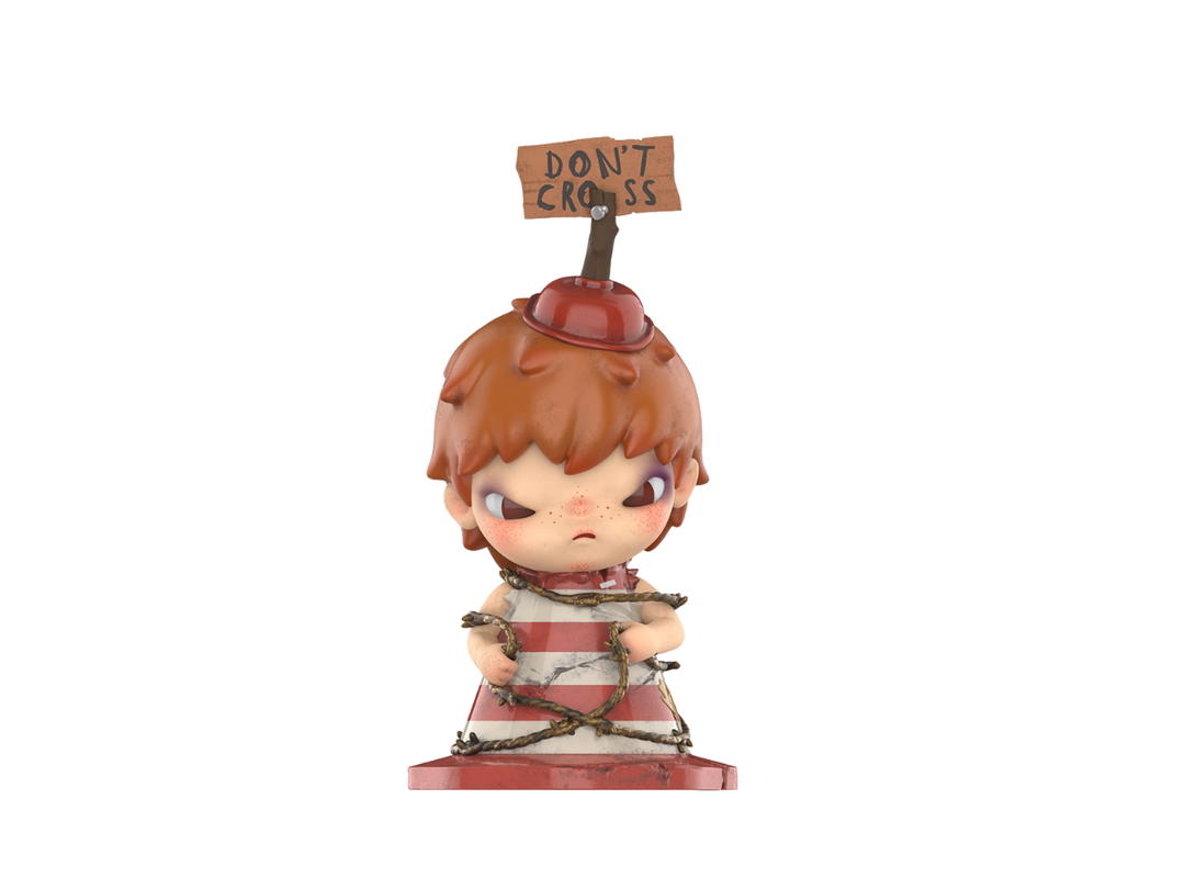 Pop Mart (เช็คการ์ด) Pop Mart Traffic Cone (Hirono Shelter Series Figures)
