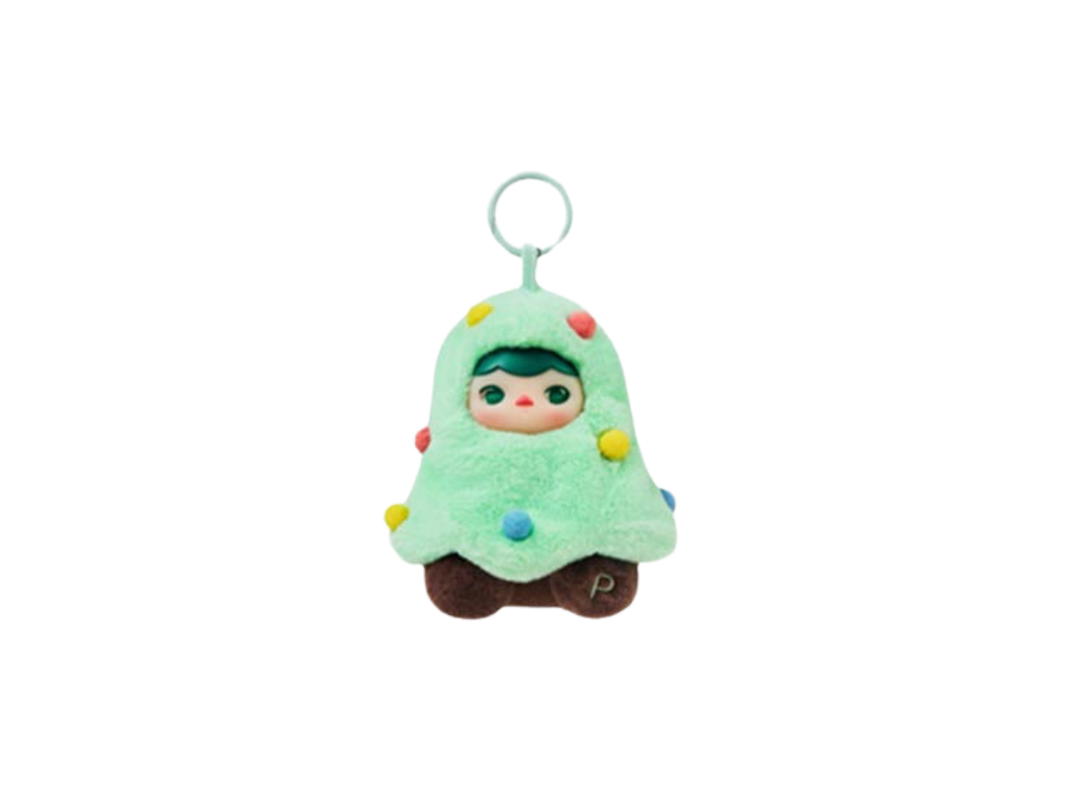 Pop Mart (เช็คการ์ด) Pop Mart PUCKY Tree Baby (Forest Party Series-Vinyl Plush Pendant Blind Box)