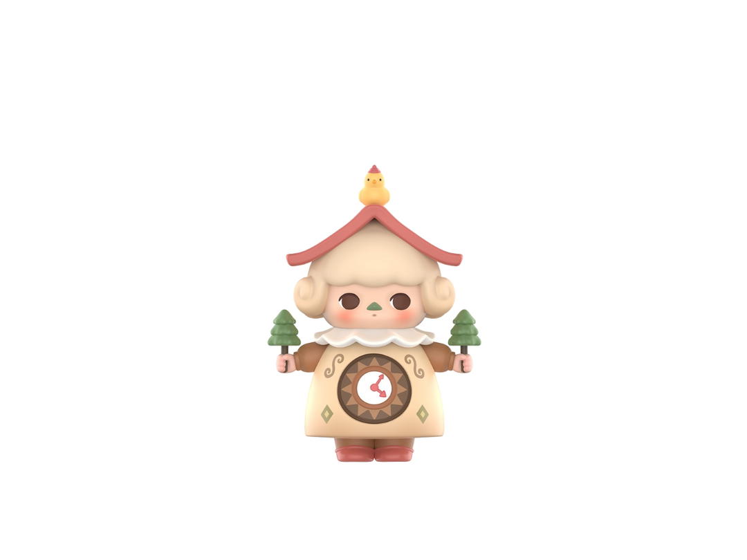 Pop Mart Pop Mart Tree Clock (PUCKY Home Time Series Figures)