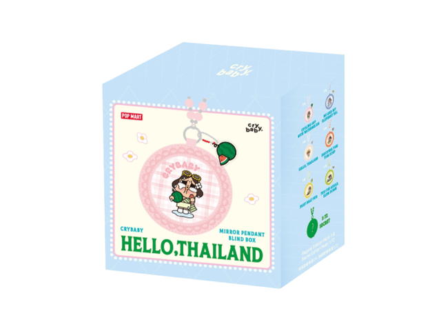 Pop Mart (เช็คการ์ด) Pop Mart Tuk-Tuk Ahead , Slow Down (Cry Baby Hello Thailand Series Mirror Pendant Blind Box) - view 2