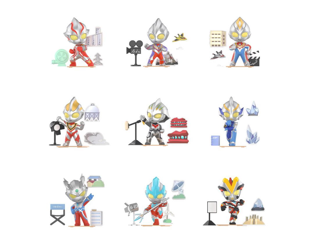 Pop Mart Pop Mart Ultraman Shooting Studio Series Figures Single Box