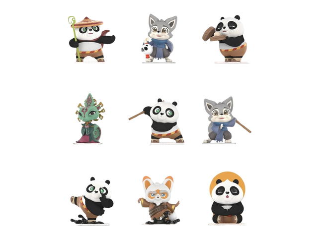Pop Mart Pop Mart Universal Kung Fu Panda Series Figures Whole Set - view 2