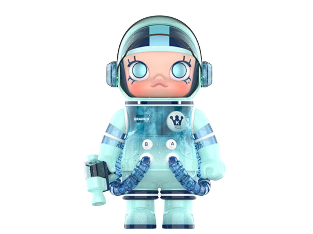 Pop Mart (เช็คการ์ด) Pop Mart Uranus (Mega Space Molly Planet Series Fiqures 400%) Secret