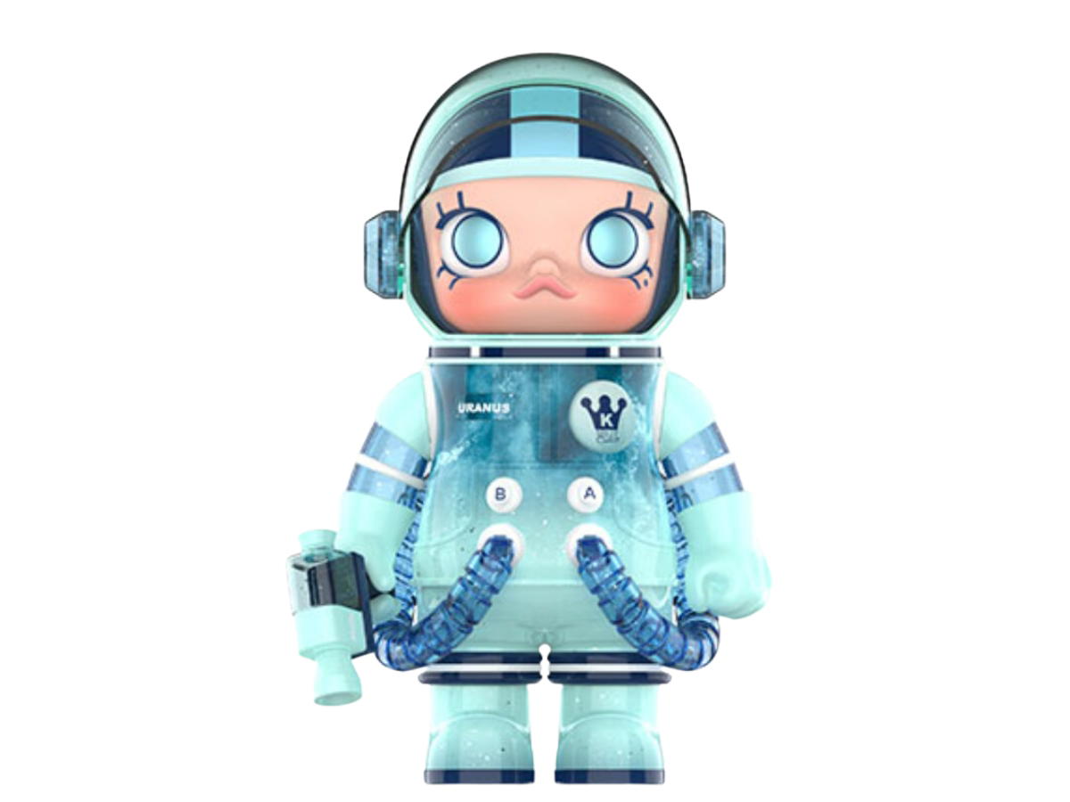 Pop Mart (เช็คการ์ด) Pop Mart Uranus (Mega Space Molly Planet Series Fiqures 400%) Secret