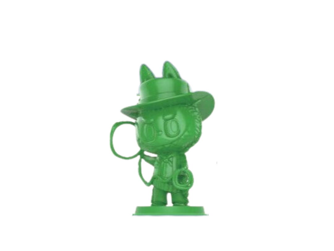 Pop Mart (เช็คการ์ด) Pop Mart Vintage Plastic Cowboy (The Monsters Toys Series Blind Box)