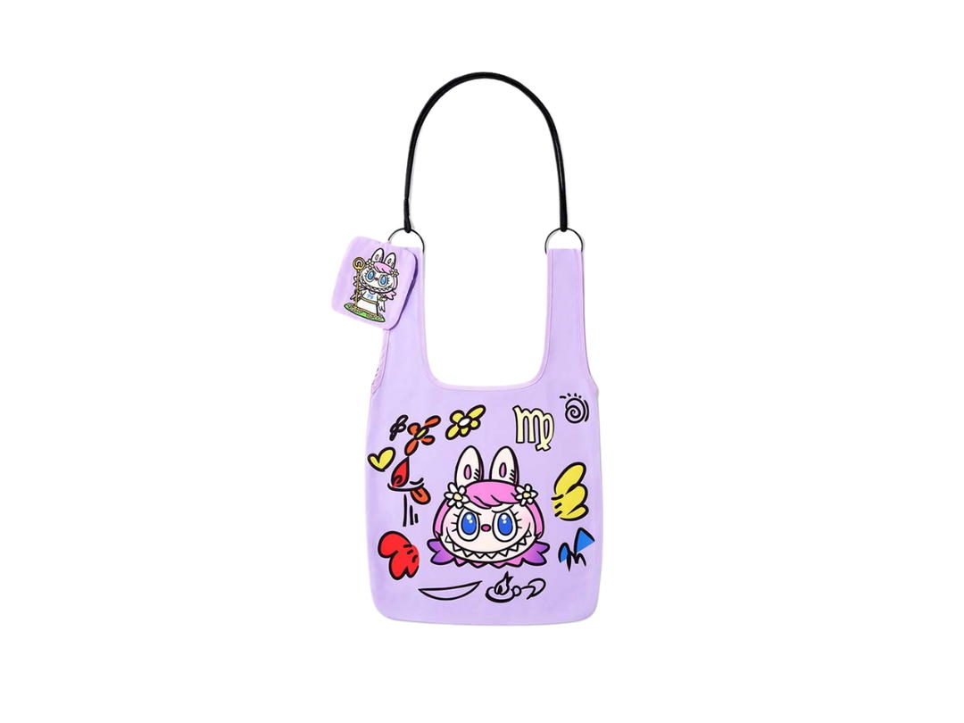 Pop Mart (เช็คการ์ด) Pop Mart Virgo (Labubu THE MONSTERS Constellation Series-Blind Box Messenger Bag)