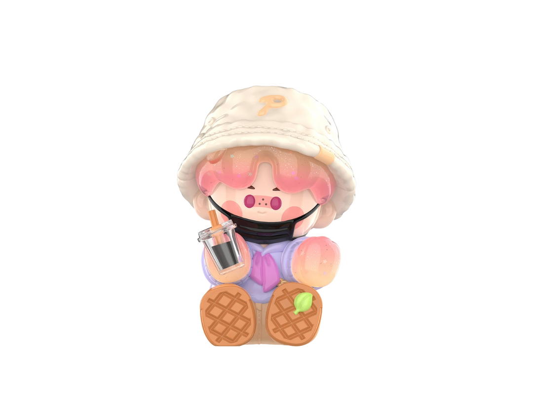 Pop Mart (เช็คการ์ด) Pop Mart Walk After Work (Pino Jelly Star Project Series Figures)