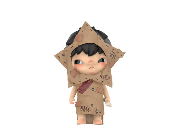 Pop Mart (เช็คการ์ด) Pop Mart Warrior (Hirono Shelter Series Figures) - view 1