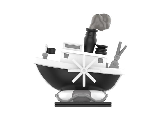 Pop Mart (เช็คการ์ด) Pop Mart Woo--- Disney Steamboat Willie Series Figures (Secret Edition) - view 1
