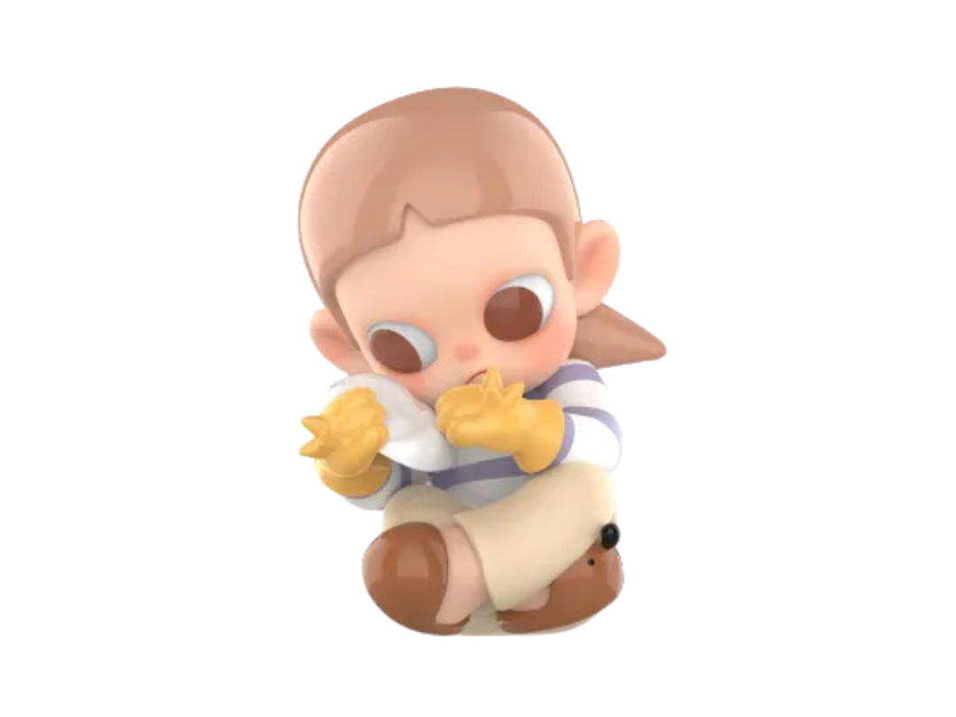 Pop Mart (เช็คการ์ด) Pop Mart Zsiga I Choose Silence (Let It Be Series Figures)