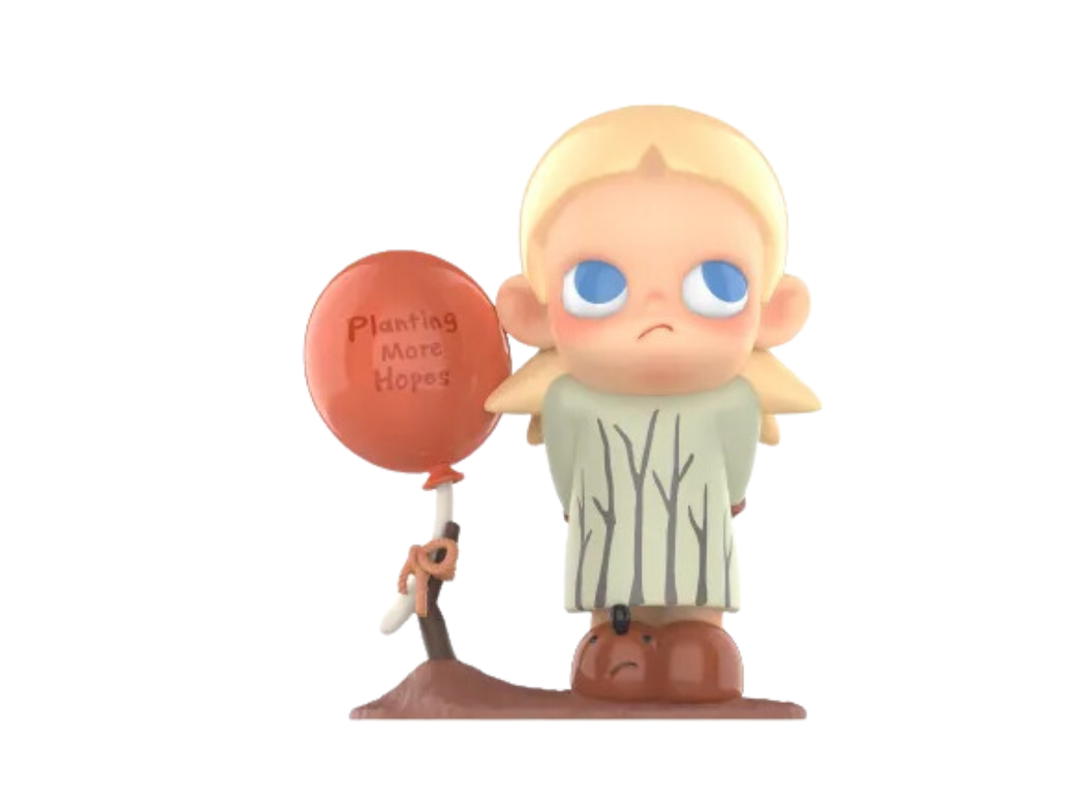 Pop Mart (เช็คการ์ด) Pop Mart Zsiga Planting Hope (Let It Be Series Figures)