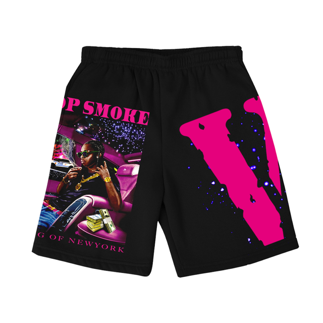Pop Smoke Pop Smoke x Vlone King Of NY Shorts Black - view 1