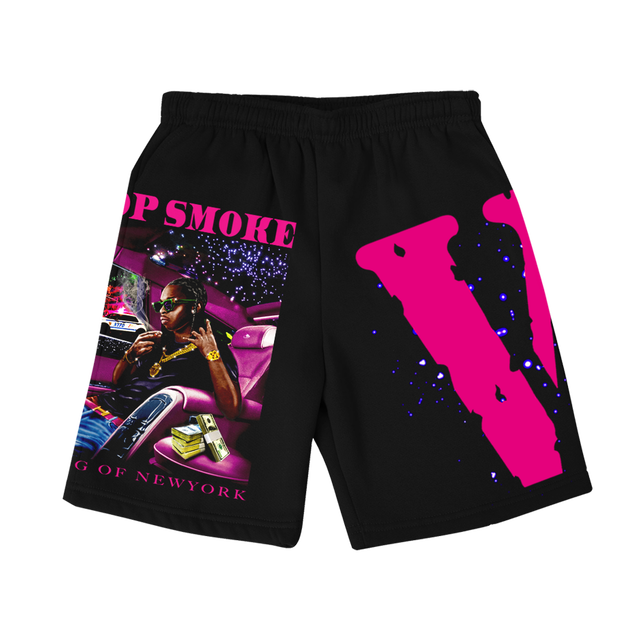Pop Smoke Pop Smoke x Vlone King Of NY Shorts Black - view 2