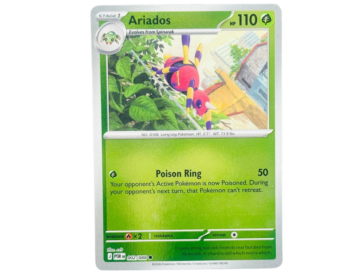 Pokemon Pokemon Ariados C [POR 002/088] Mega Evolution "Perfect Order" [ReverseHolo] (EN)