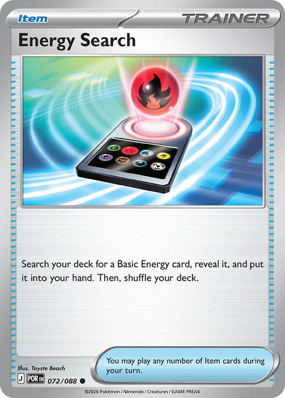 Pokemon Pokemon Energy Search C [POR 072/088] Mega Evolution "Perfect Order" (EN)