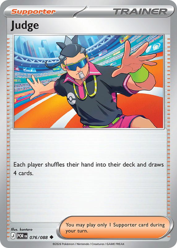 Pokemon Pokemon Judge U [POR 076/088] Mega Evolution "Perfect Order" (EN)