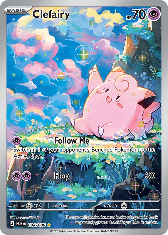 Pokemon Pokemon Clefairy IR [POR 094/088] Mega Evolution "Perfect Order" (EN)