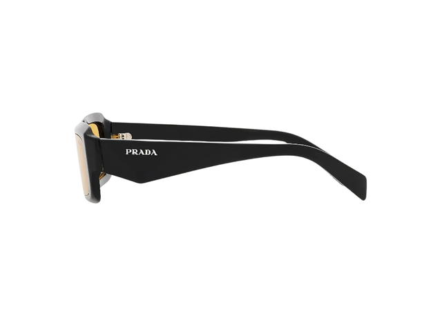 Prada Prada Symbole Sunglasses In Black Frame With Yellow Lenses - view 3