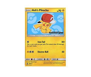 Buy Pokemon Ash's Pikachu PROMO [PR-SM SM113] Sun & Moon "SM Black Star Promos" (EN) at Sasom – Authentic and Ready to Ship