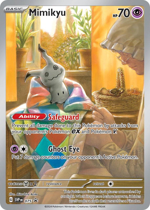 Pokemon Pokemon Mimikyu PROMO [PR-SV 075] Scarlet & Violet "Scarlet & Violet Black Star Promos" [Holofoil] (EN)